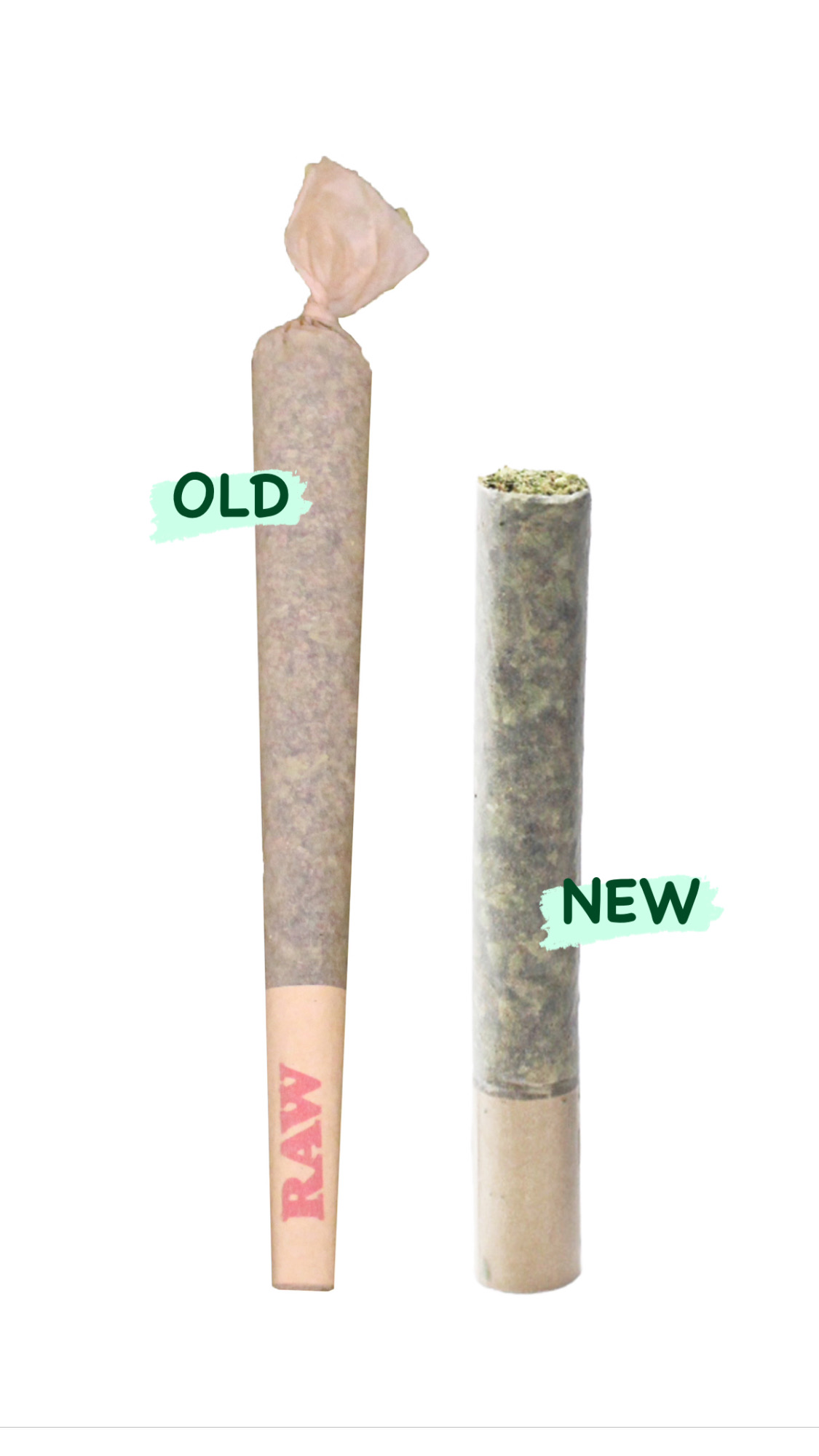 new pre-rolls vs. cones